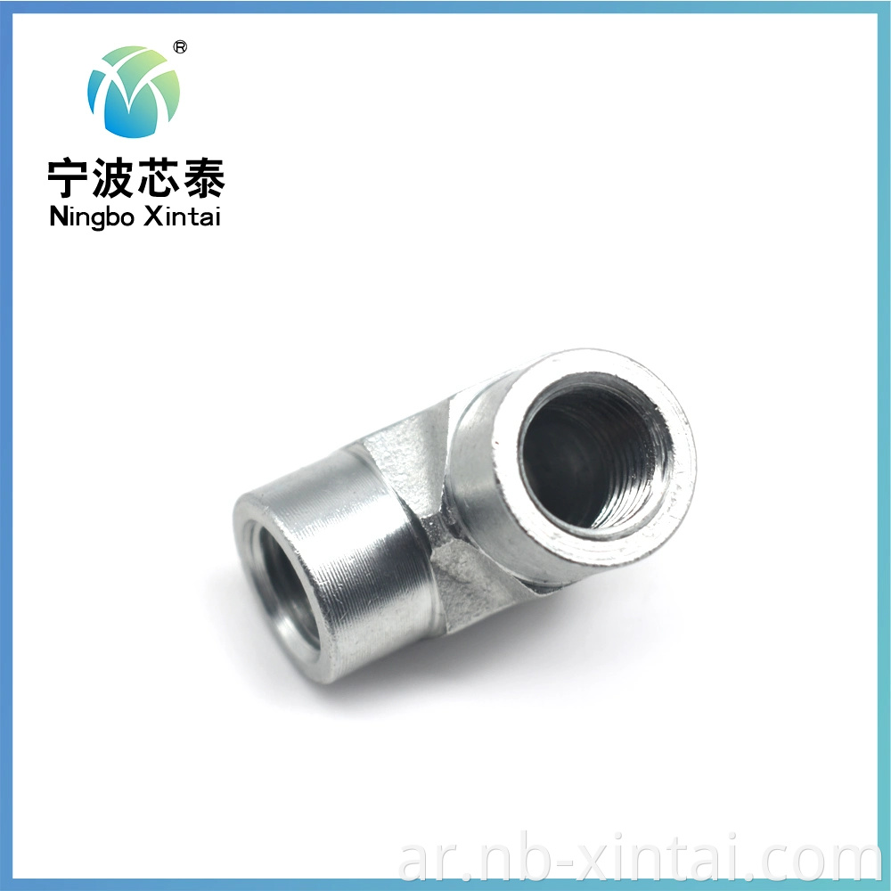 7B9-PK 90 Elbow BSP Female ISO 1179 Carbon Steel Tube Tube for Machinery